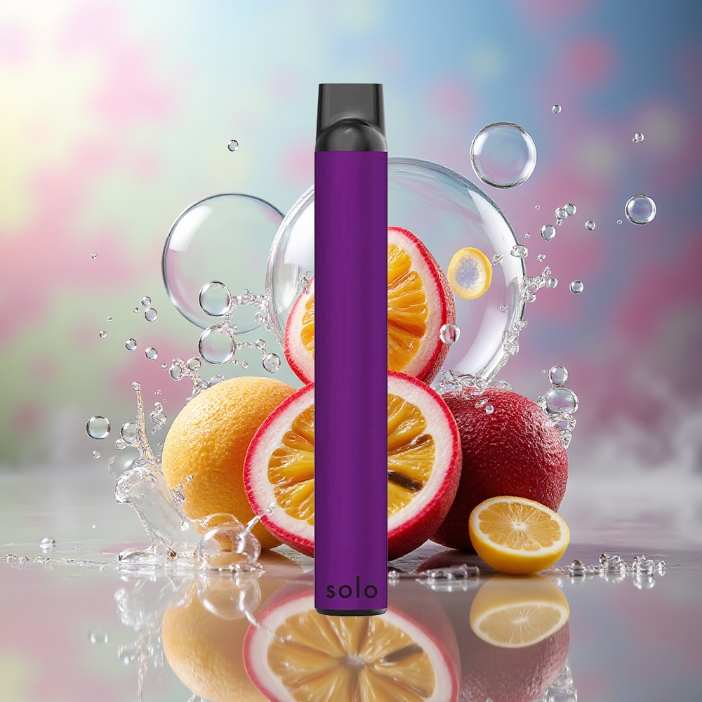 Solo 1000 Puffs Engros Danmark Engangs Vape Passionsfrugt Mesh