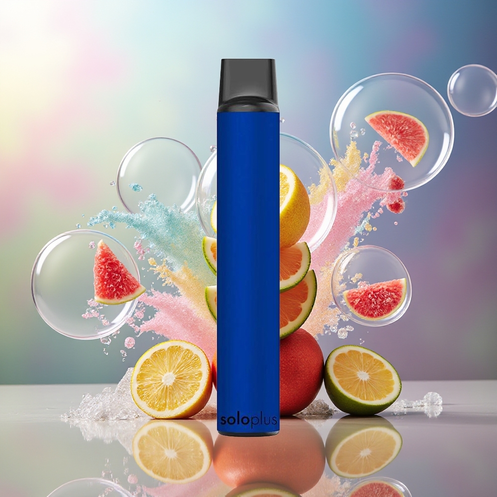 Solo Plus 2800 Puffs Engros Danmark Engangs Vape Mentol 6.5ml
