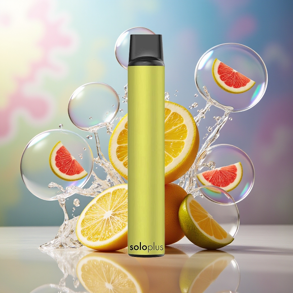 Solo Plus 2800 Puffs Engros Danmark Engangs Vape Sur Citron 950mAh
