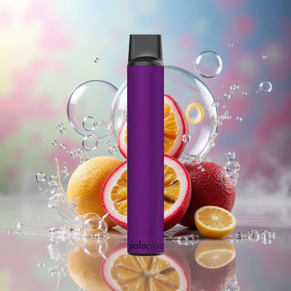 Solo Plus 2800 Pust Engros Danmark Engangsdamp Passionsfrugt med 6.5ml