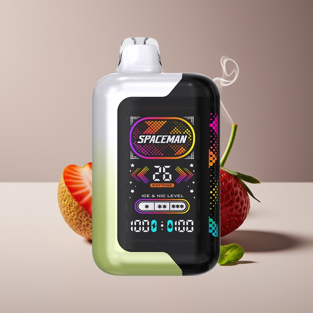 SPACEMAN SP40000 Engbat 2-i-1 20ml Engros Danmark Jordbær Kiwi