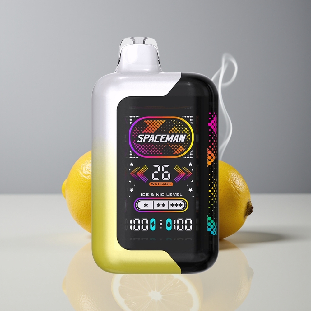 SPACEMAN SP40000 Engros Danmark 20ml Citron Pop Disposable Vape