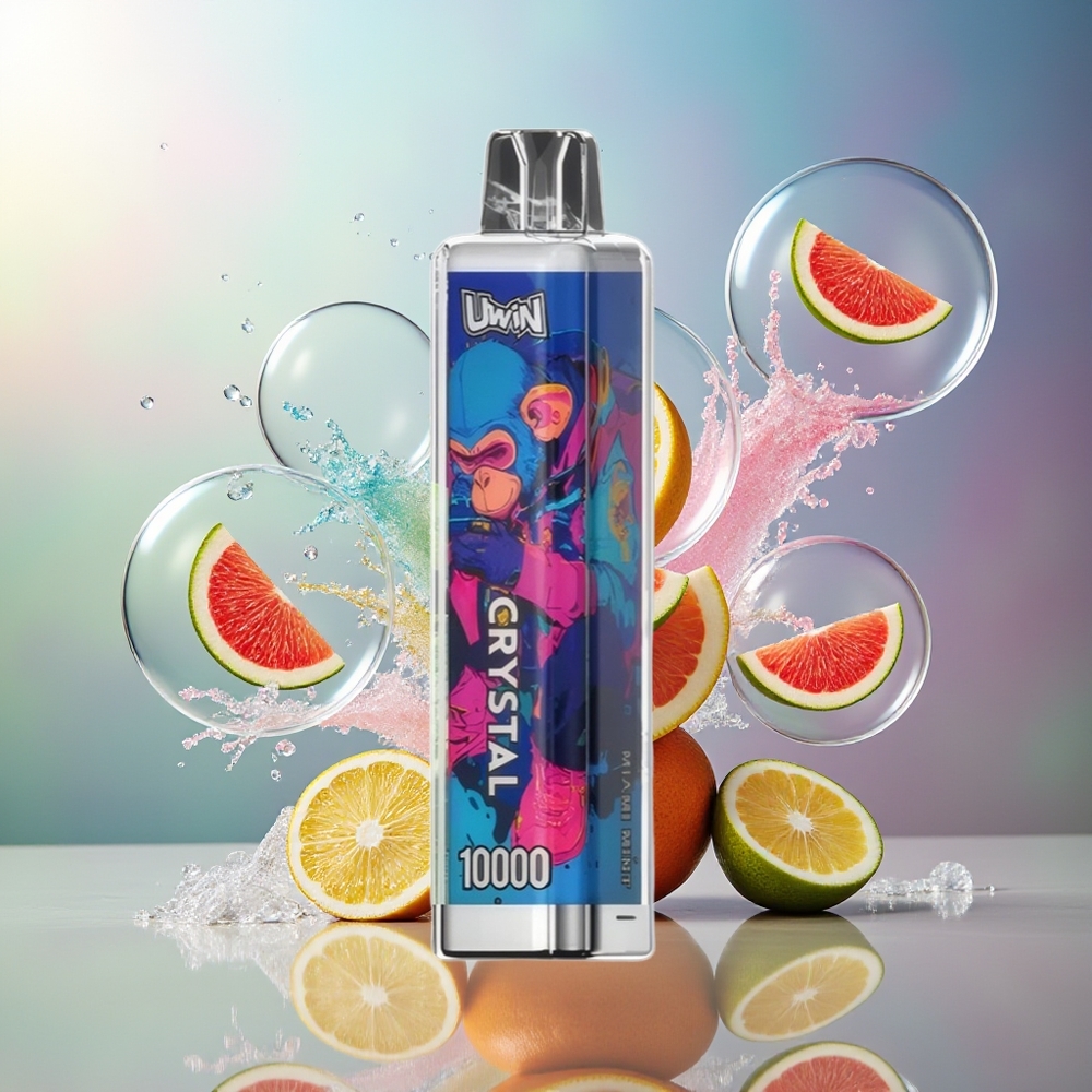 UWIN Crystal 10000 Puffs RGB Engros Danmark Engangsdamp Miami Mynte