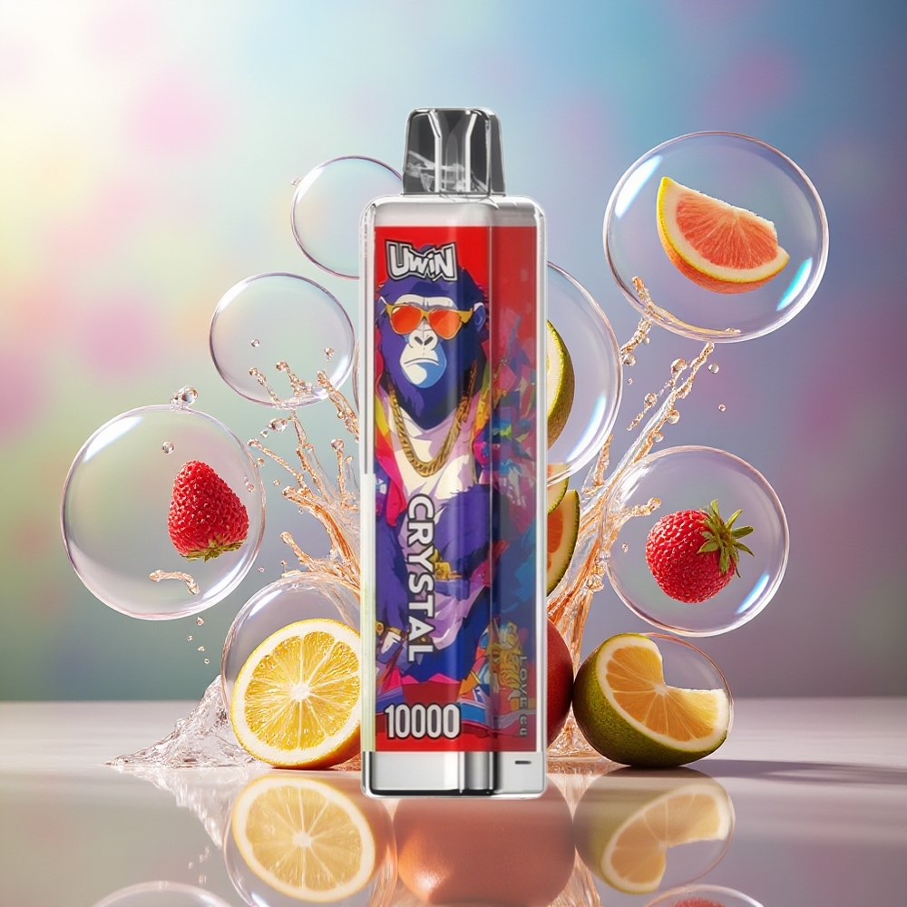 UWIN Crystal 10000 Puffs RGB Engros Danmark Kærlighed 66