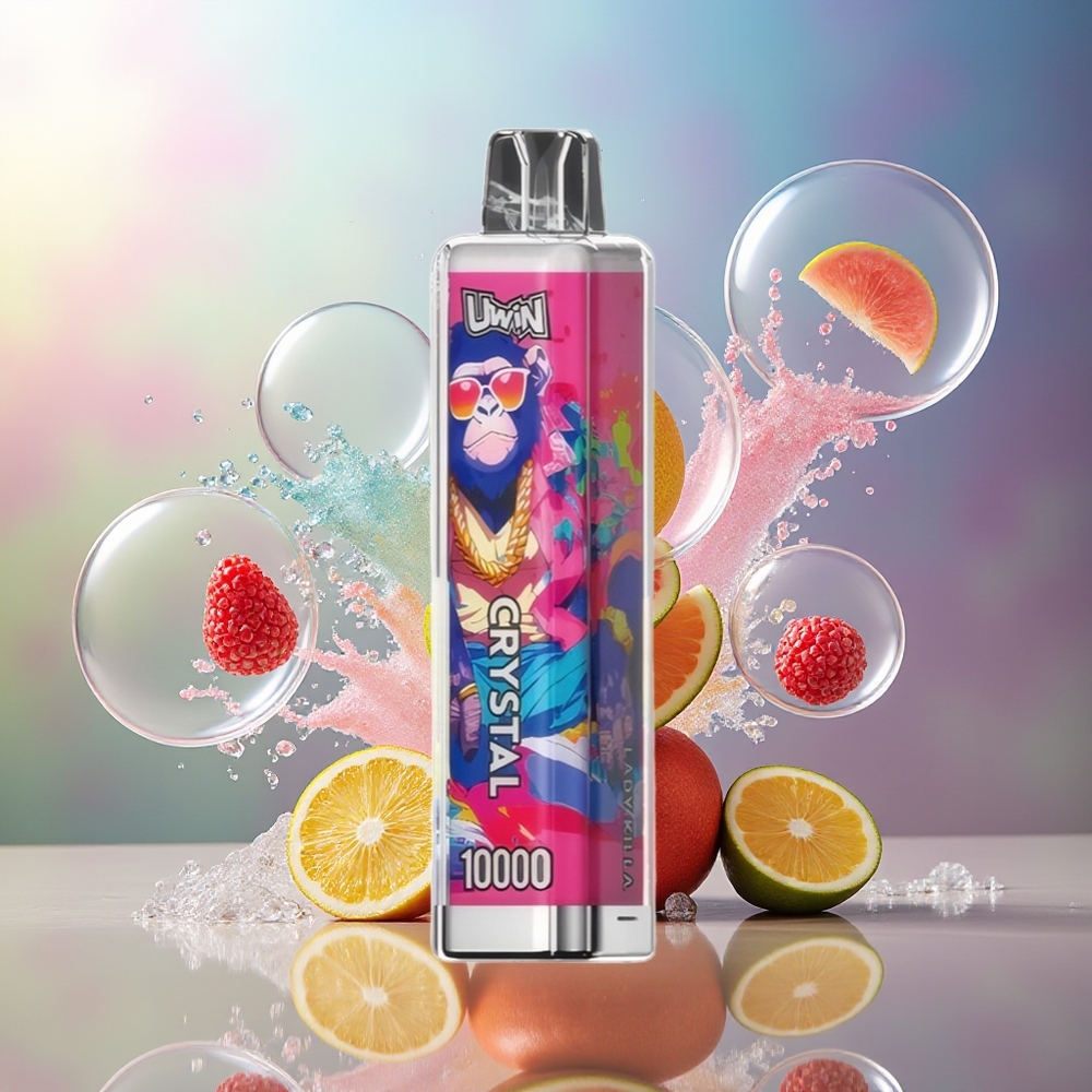 UWIN Crystal 10000 Puffs RGB Engros Danmark Lady Killa