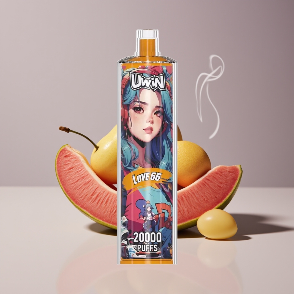 Uwin Shisha Hookah Crystal 20000 Puff Kærlighed 66 Engros Danmark