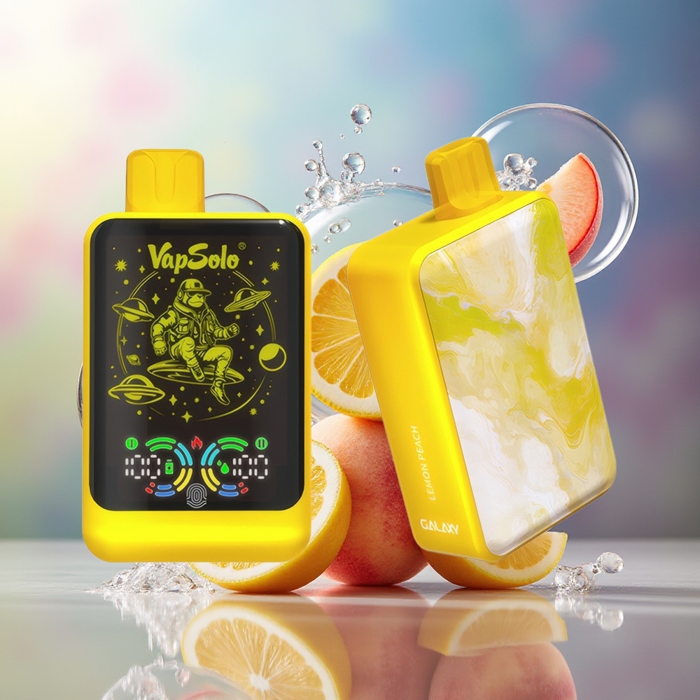 VapSolo GALAXY 30000 Puffs 850Mah Citron Fersken Engros Danmark