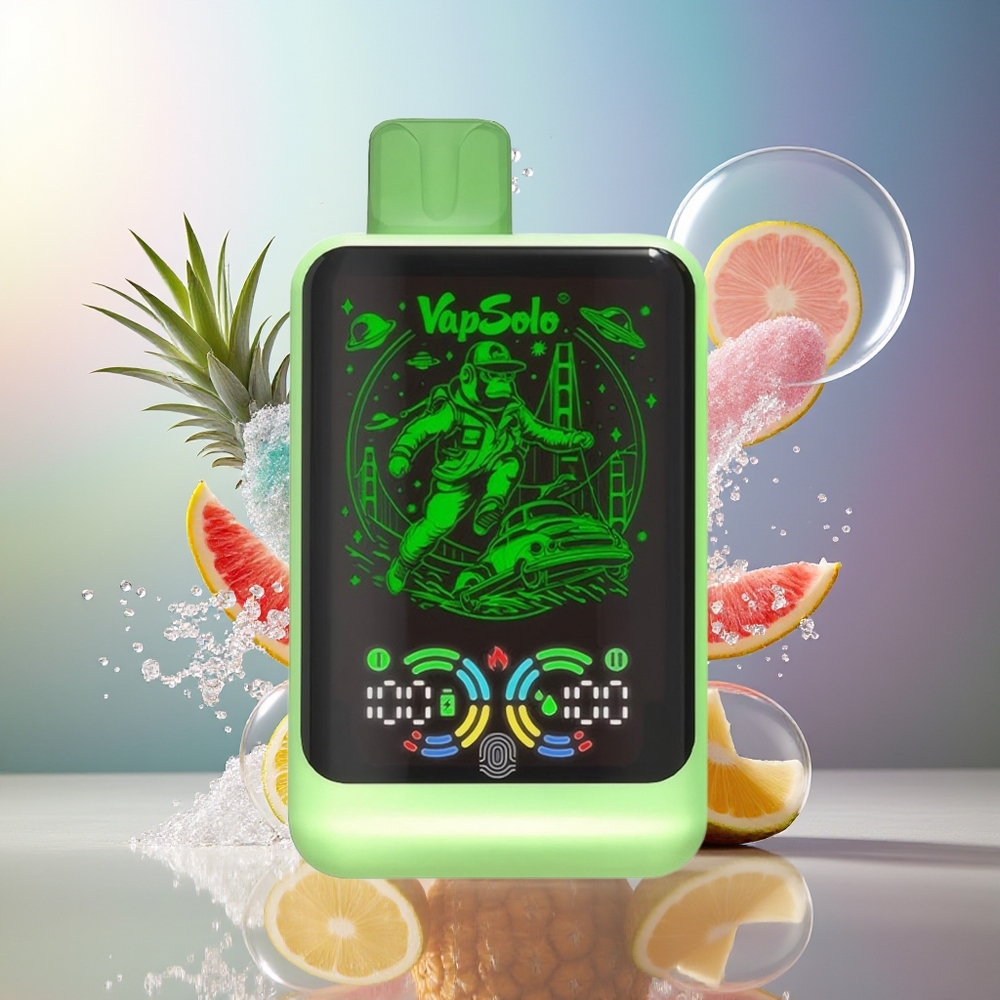 VapSolo GALAXY 30000 Puffs 850Mah Engros Danmark Ananas Kokos Engangsdamp