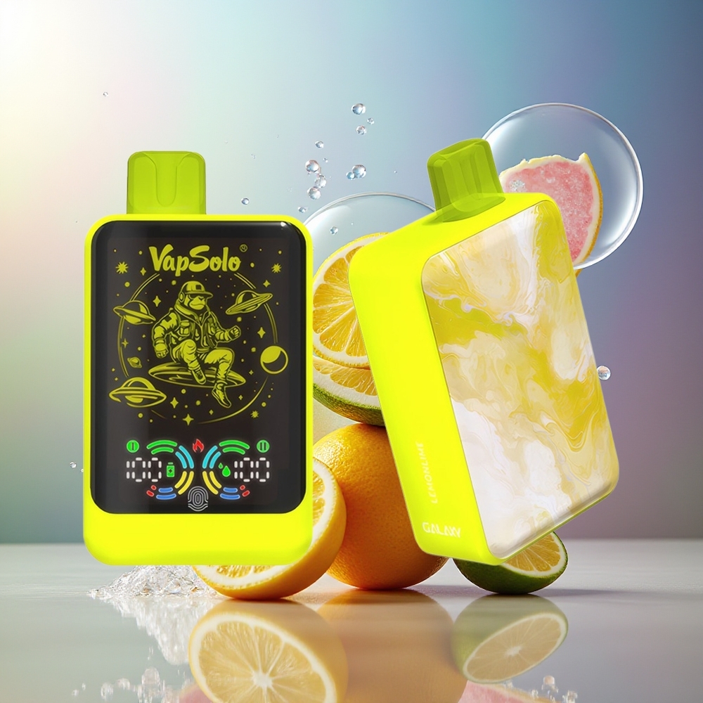 VapSolo GALAXY 30000 Puffs Engros Danmark 850Mah Citron Lime