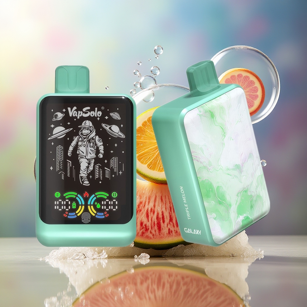 VapSolo GALAXY 30000 Puffs Engros Danmark Triple Melon 40ml