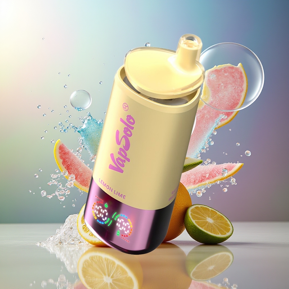 VapSolo Tripe 30000 Puffs 3 Citron Lime Type-C Engros Danmark