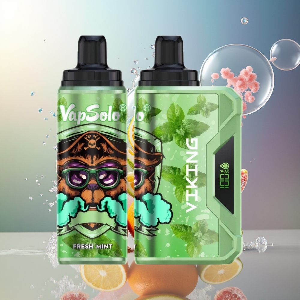 VapSolo VIKING 12000 Puffs 22ml Engros Danmark Friske Mynte