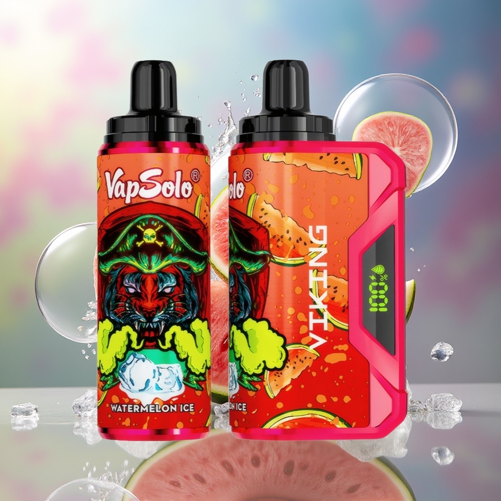 VapSolo VIKING 12000 Puffs Type-C Vandmelon Is Engros Danmark