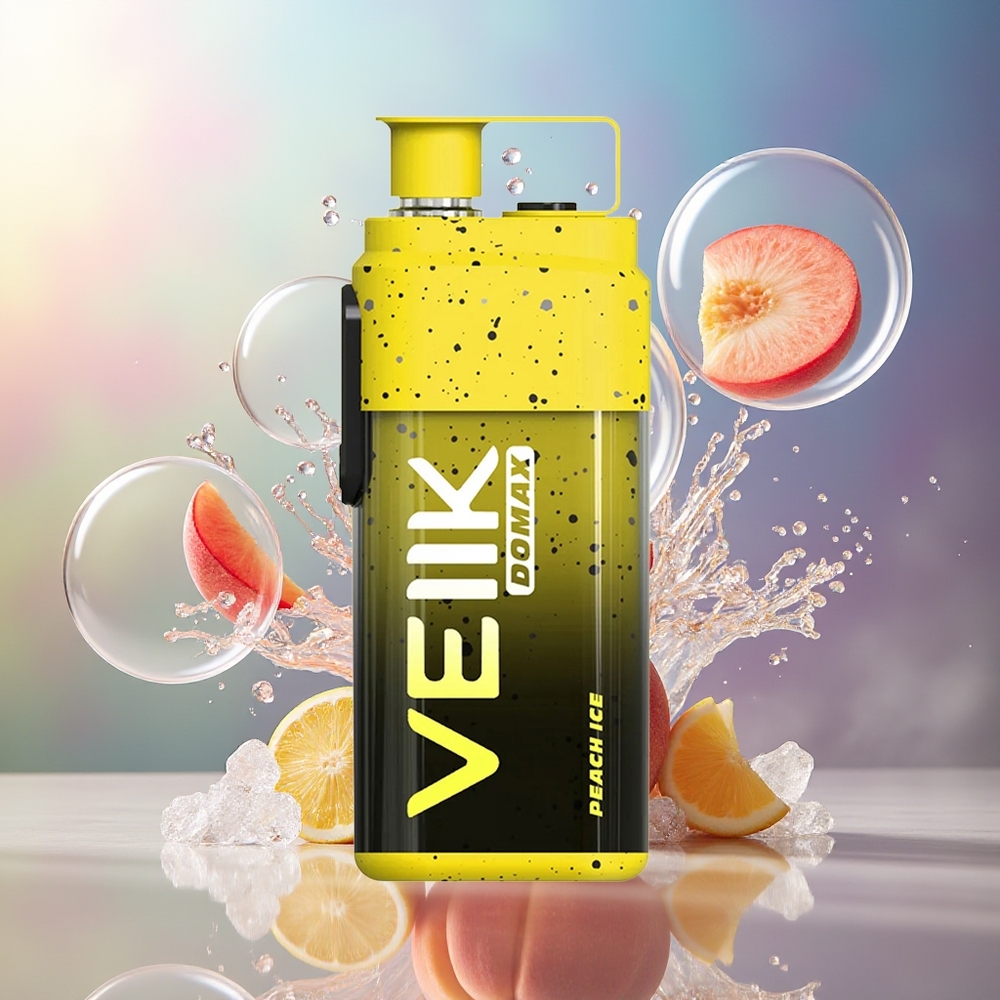 VEIIK DOMAX 20000 Puffs 25ML Engros Danmark Fersken Is