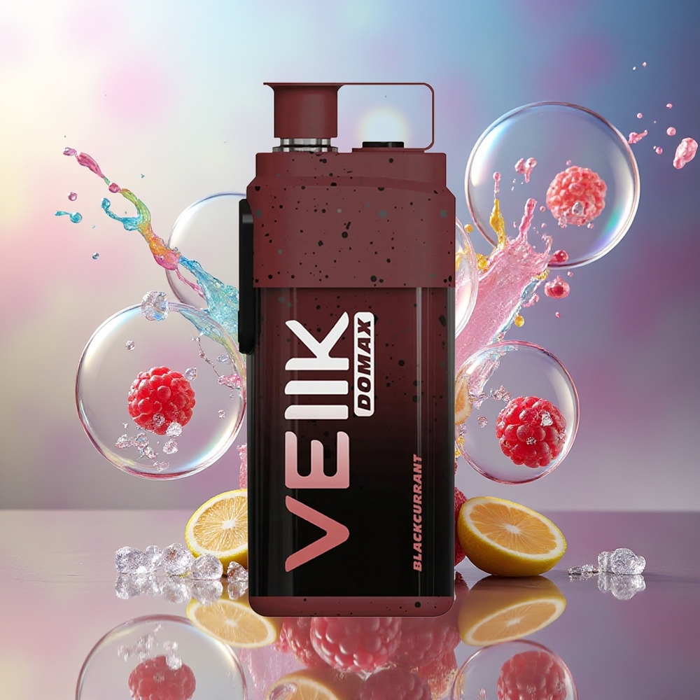 VEIIK DOMAX 20000 Puffs 850 mAh Engros Danmark Sortebærbånd