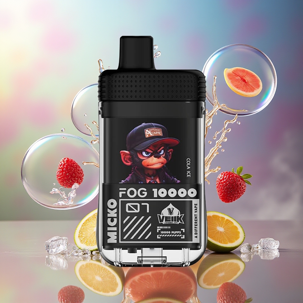 VEIIK MICKO FOG 10000 Puffs Engros Danmark Type-C Opladningsbar Engangsdamp Cola Is