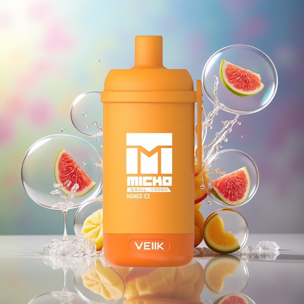 VEIIK MICKO GRAIL 10000 Pust 1.0ohm Engros Danmark Mango Is