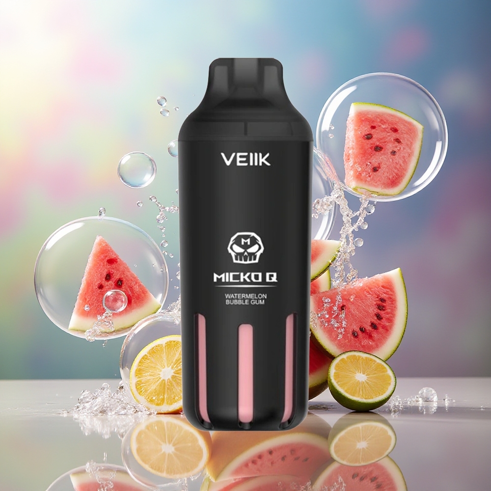 VEIIK MICKO Q 5500 Mund Engros Danmark Vandmelon Tyggegummi 1300mAh