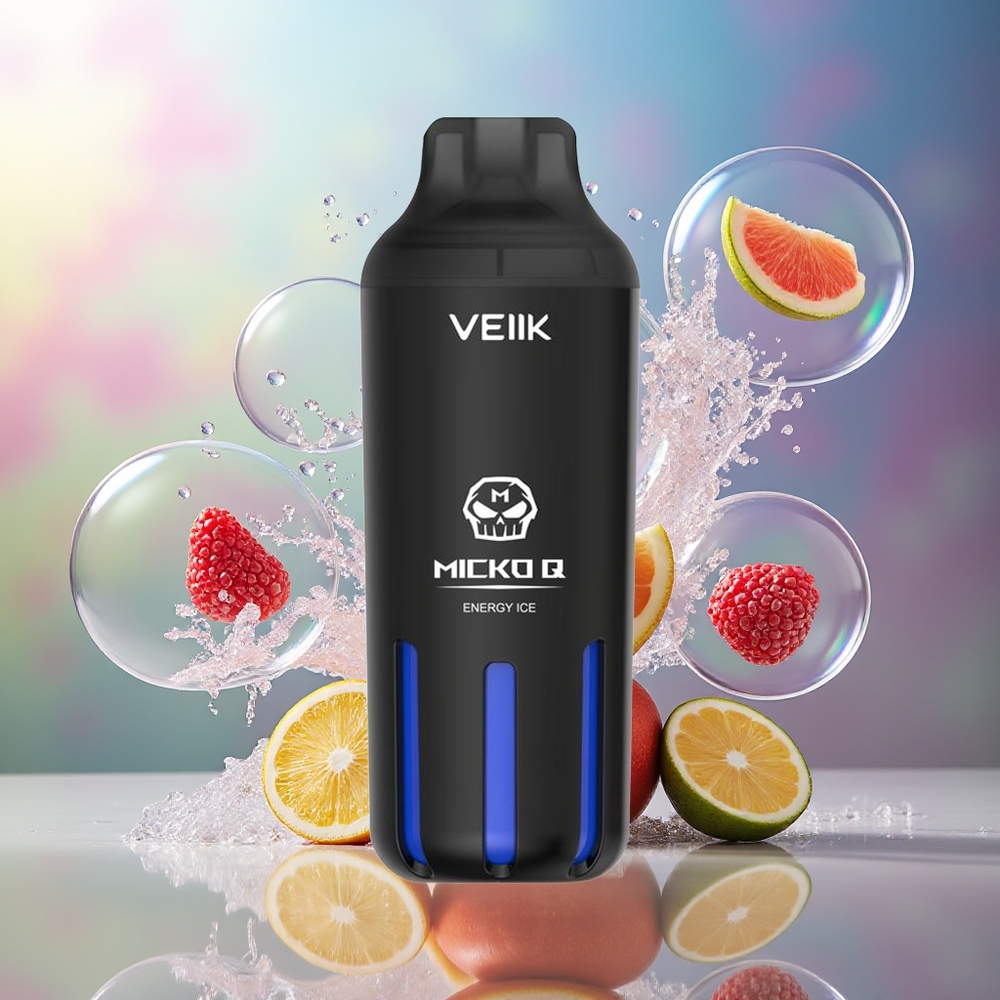 VEIIK MICKO Q 5500 Puffs 1300mAh Engros Danmark Energi Is