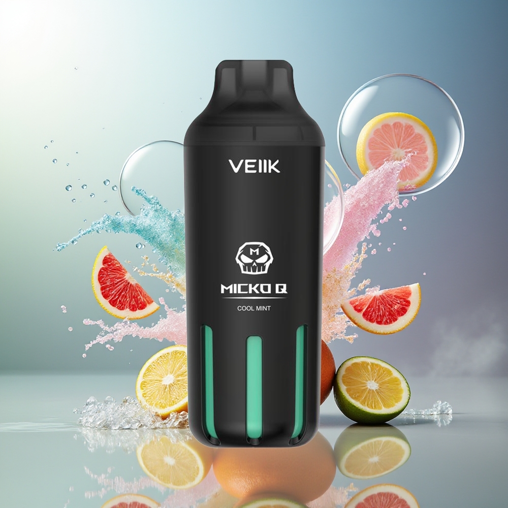 VEIIK MICKO Q 5500 Puffs 1300mAh Engros Danmark Kølig Mynte