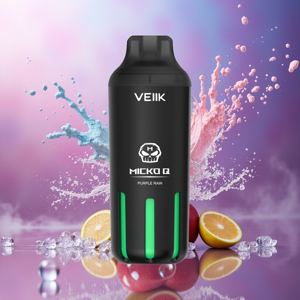 VEIIK MICKO Q 5500 Puffs 1300mAh Engros Danmark Lilla Regn