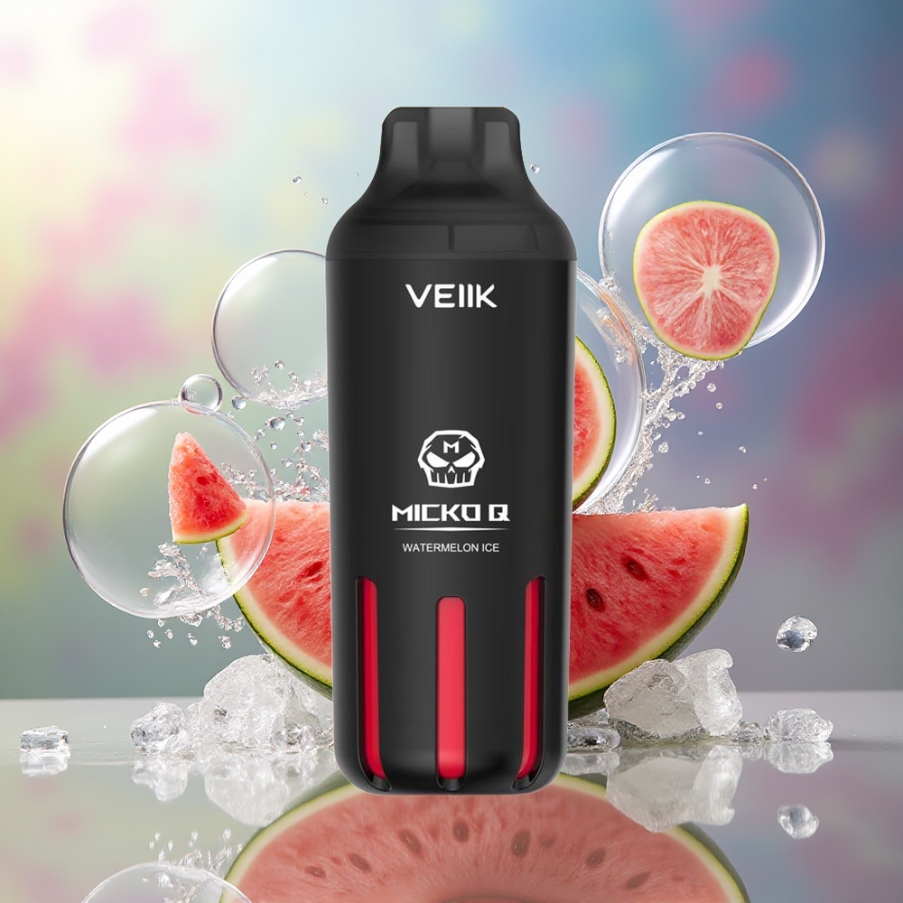 VEIIK MICKO Q 5500 Puffs 1300mAh Engros Danmark Vandmelon Is