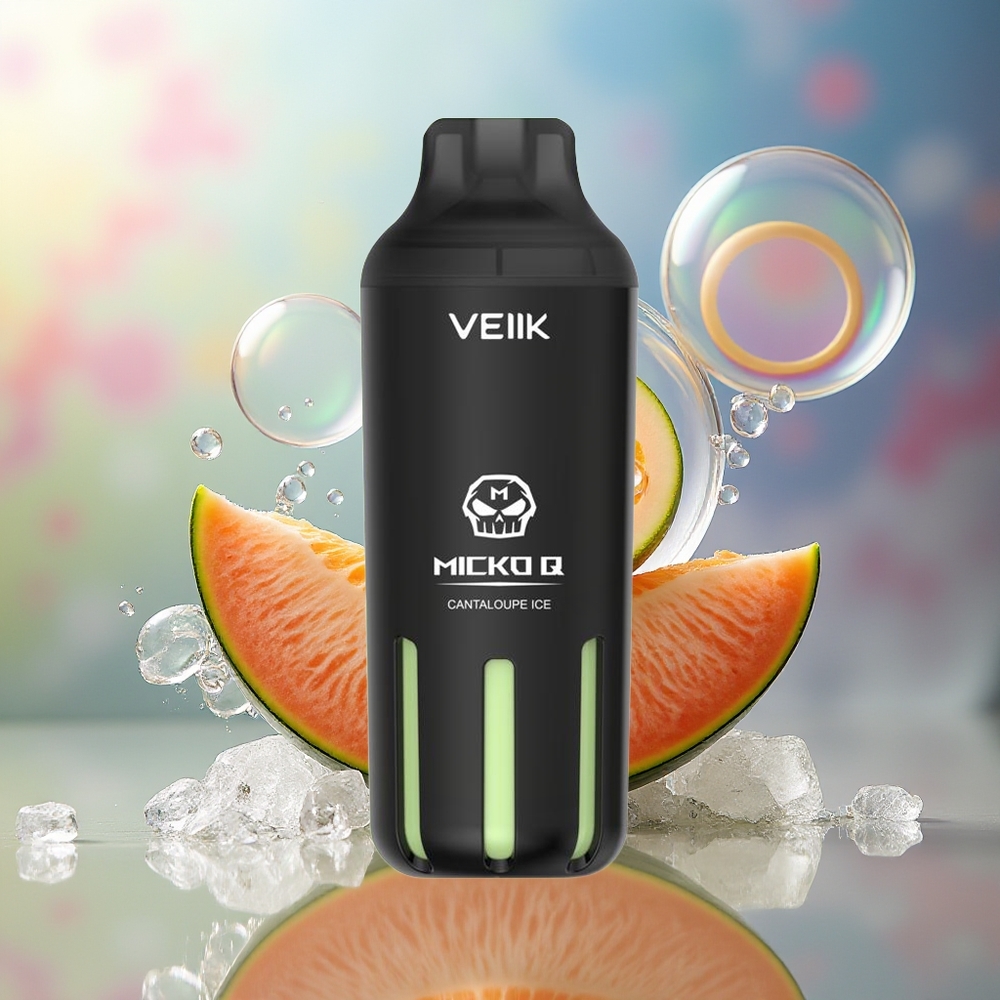 VEIIK MICKO Q 5500 Puffs Engros Danmark 1300mAh Melon Is Engangsdamp