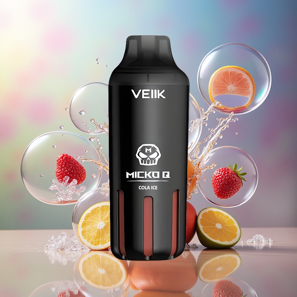 VEIIK MICKO Q 5500 Puffs Engros Danmark 15ml Engangsdamp Cola Is