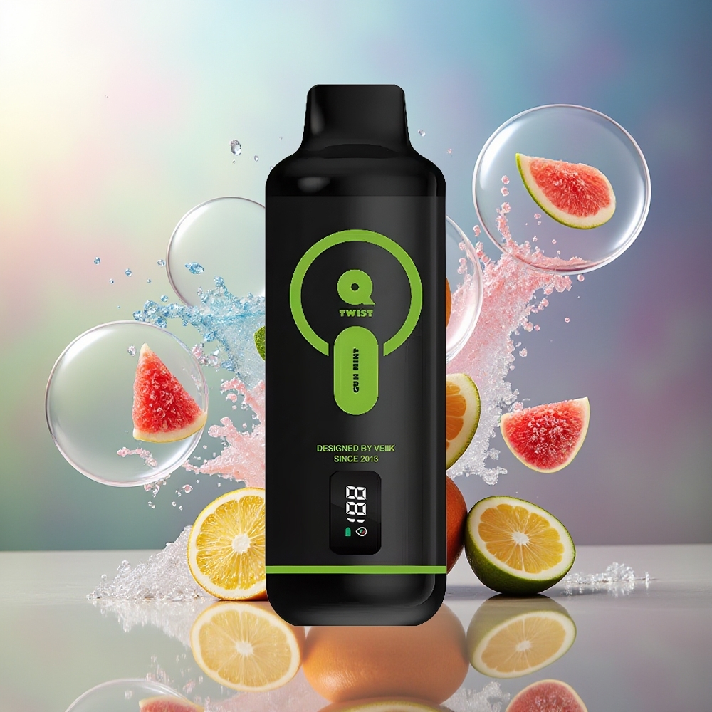 VEIIK MICKO Q TWIST 12000 Puffs Engros Danmark 600mAh Bærbar Vape Cum Mynte