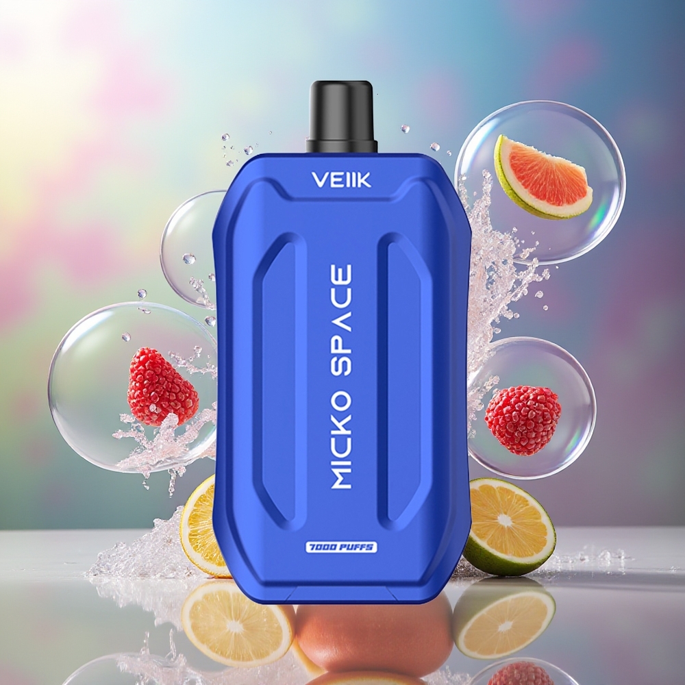 VEIIK MICKO SPACE 7000 Puffs Engros Danmark Opladbar 500mAh Energi Is