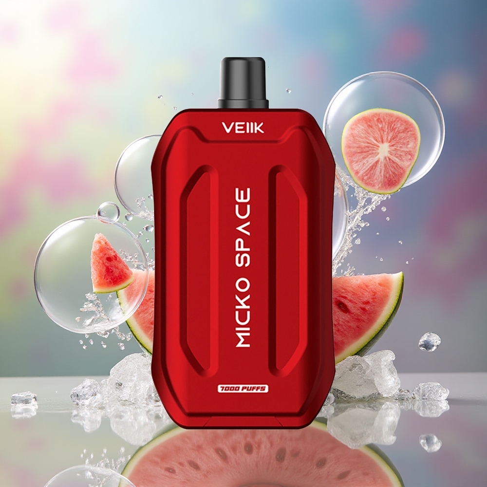 VEIIK MICKO SPACE 7000 Pust Engros Danmark Vandmelon Is 18ml