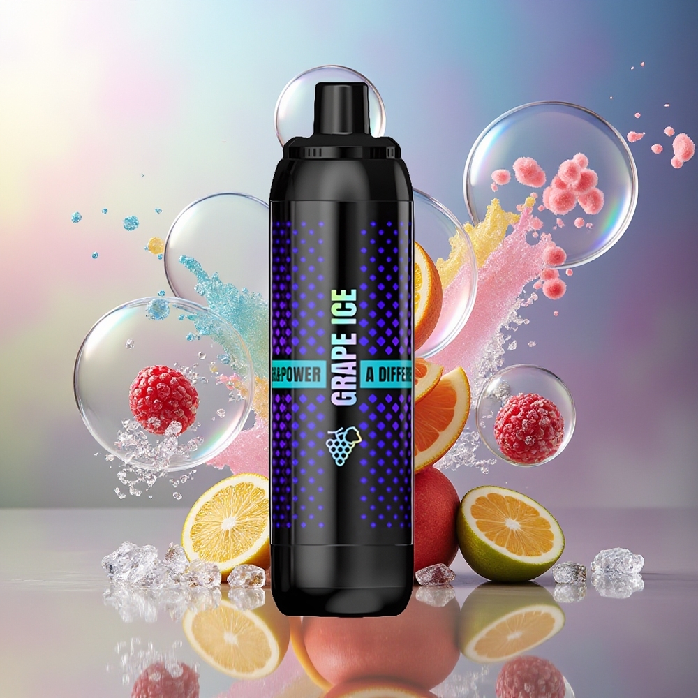 VEIIK NIGHT ELF 25000 PUFFS Engros Danmark DTL DUAL MESH Engangsdamp Is Gra