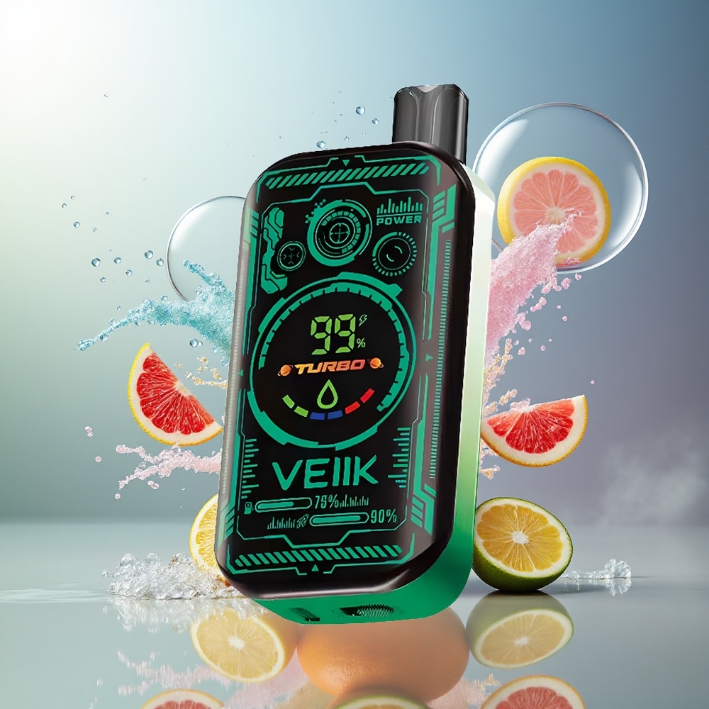 VEIIK SPACE MIST 25000 Puffs Engros Danmark Bærbar E-damp Kølig Mynte med 20ML E-LIQUID