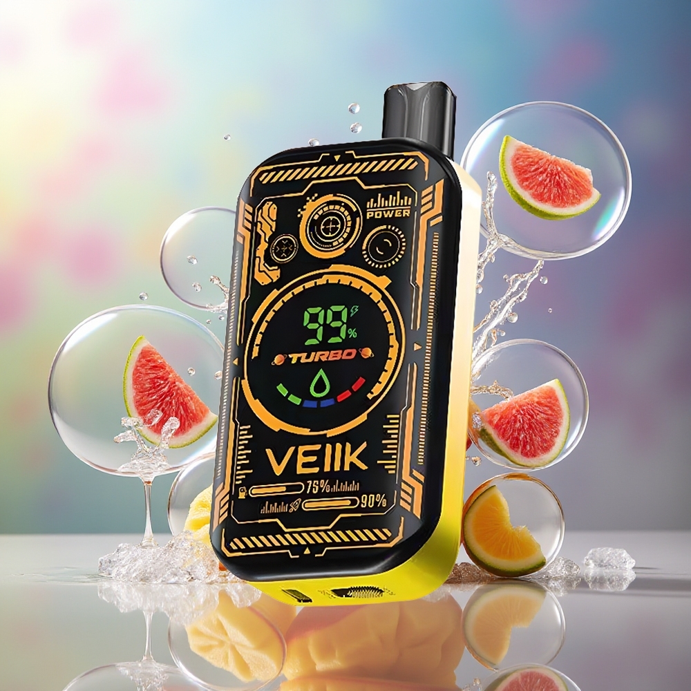 VEIIK SPACE MIST 25000 Puffs Engros Danmark Dynastisk Lysshow Mango Is