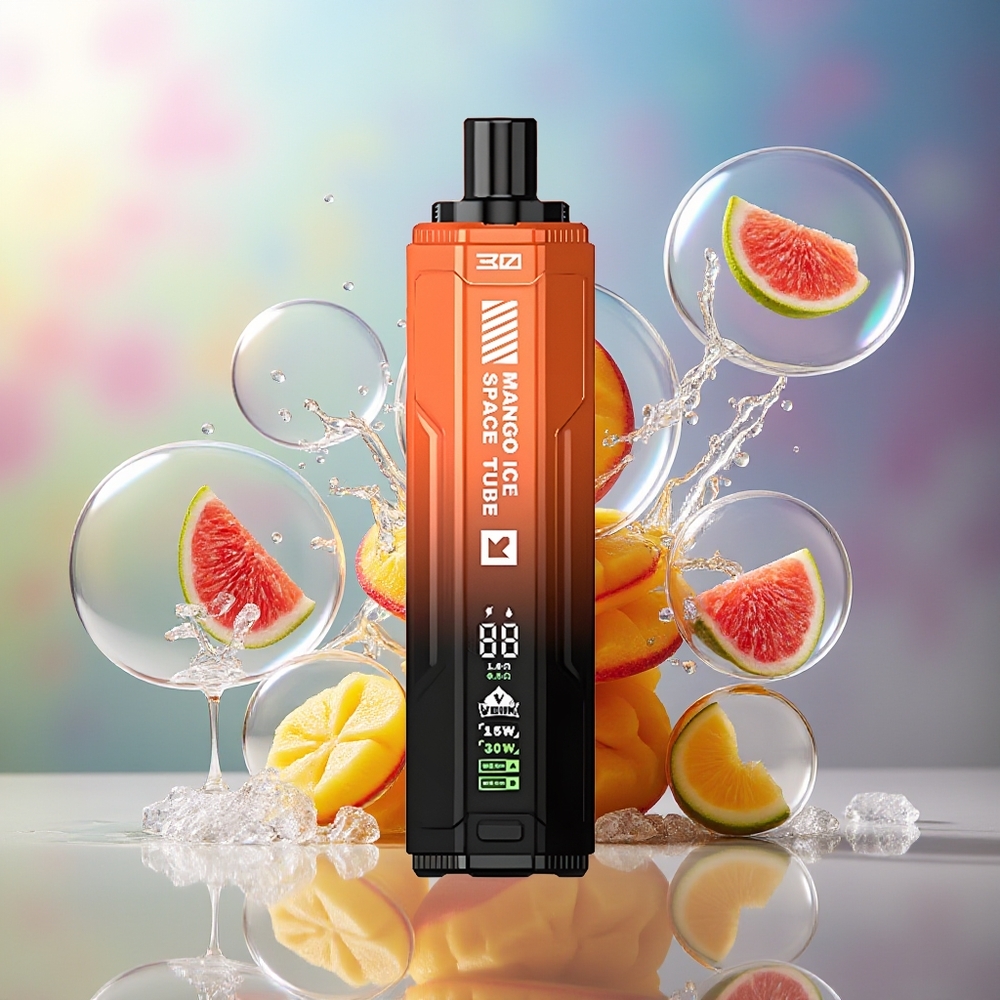 VEIIK SPACE TUBE 20000 Pust Engros Danmark Mango Is med Type-C Opladning
