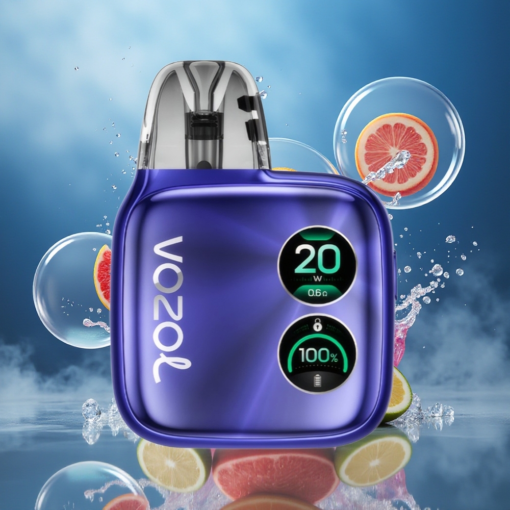 VOZOL ACE Pro 2-munds Engros Danmark 1400mAh Batteri Kapacitet Tusmørkeblå