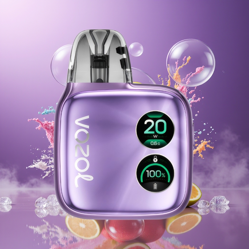 VOZOL ACE Pro Engros Danmark 3-in-1 Månelys Lilla med 1400mAh Batteri