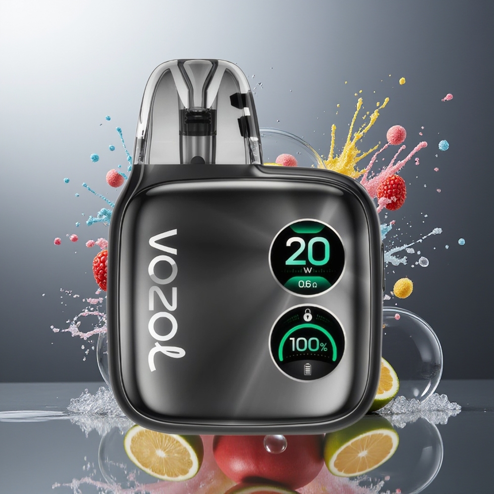 VOZOL ACE Pro Engtegn 1400mAh Engros Danmark Obsidiansort