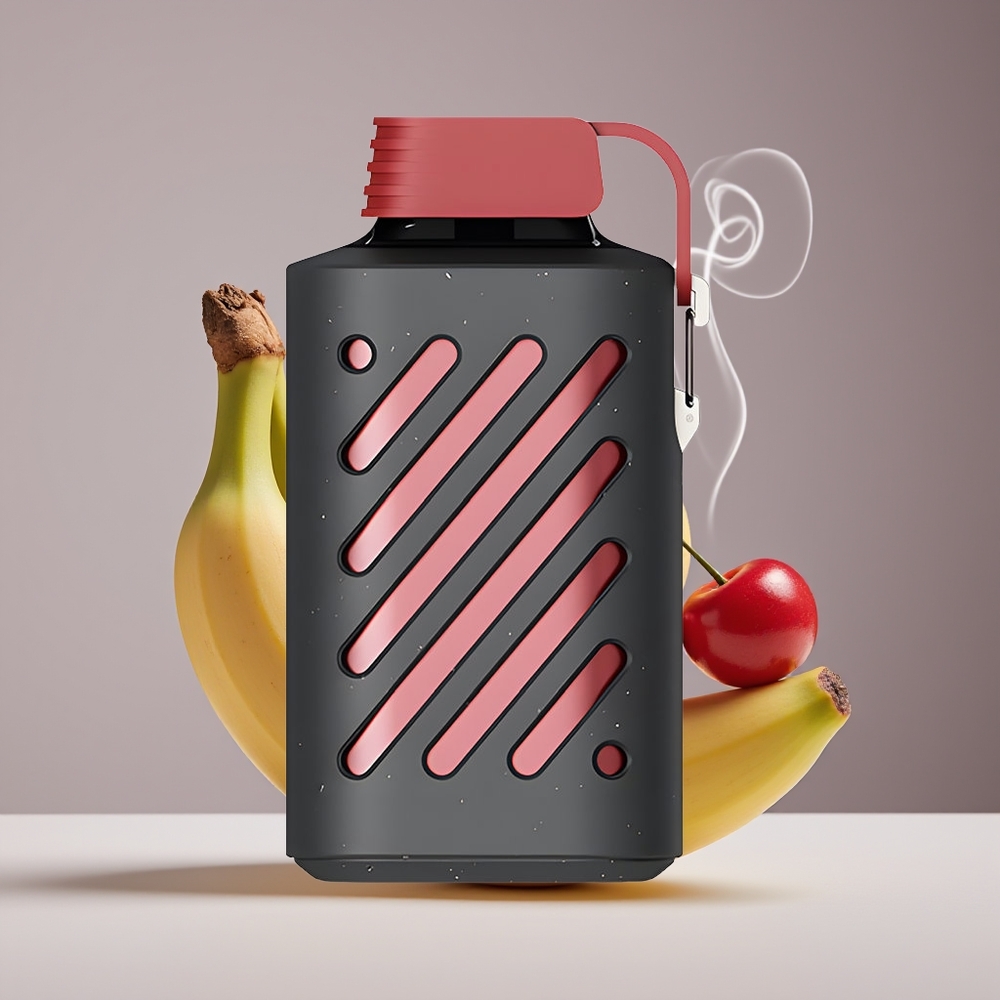 VOZOL GEAR 10000 Engros Danmark 20 ml E-liquid Kapacitet Dragefrugt Banan Kirsebær