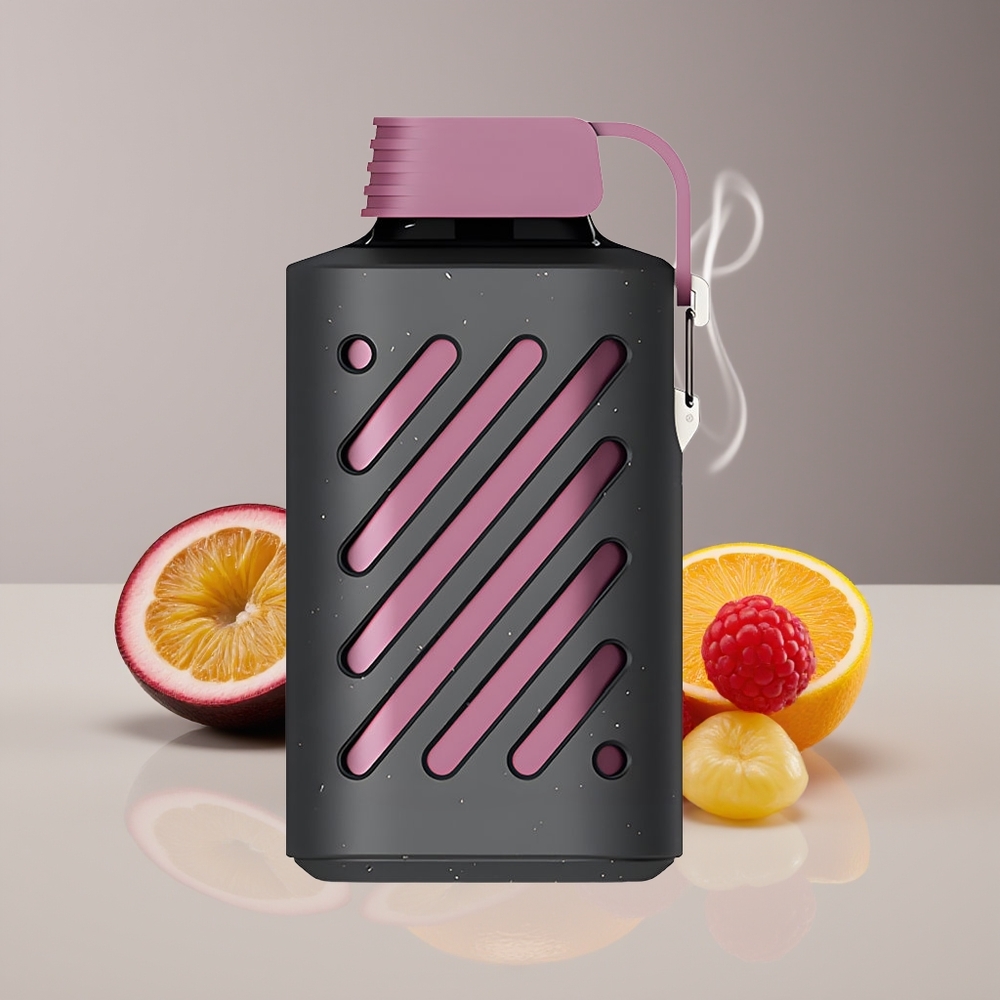 VOZOL GEAR 10000 Engros Danmark Engangs Vape Passionsfrugt Hindbær Tangerin 20 ml E-væske Kapacitet