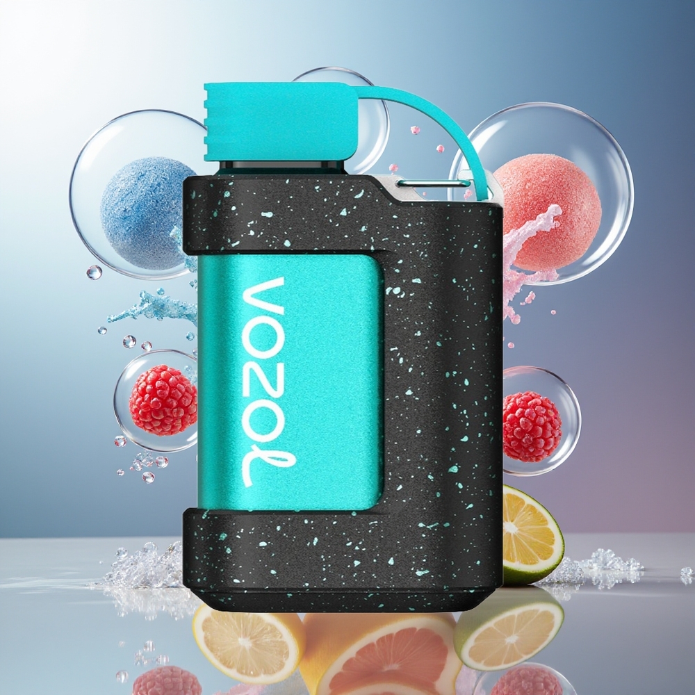 VOZOL Gear 7000 Engros Danmark Engangs Vape Blå Hindbær Citron 15mL E-væske Kapacitet