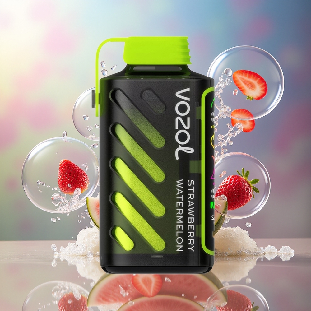 VOZOL Gear Power 20000 Puffs Dual Mesh Coil Engros Danmark Jordbær Vandmelon
