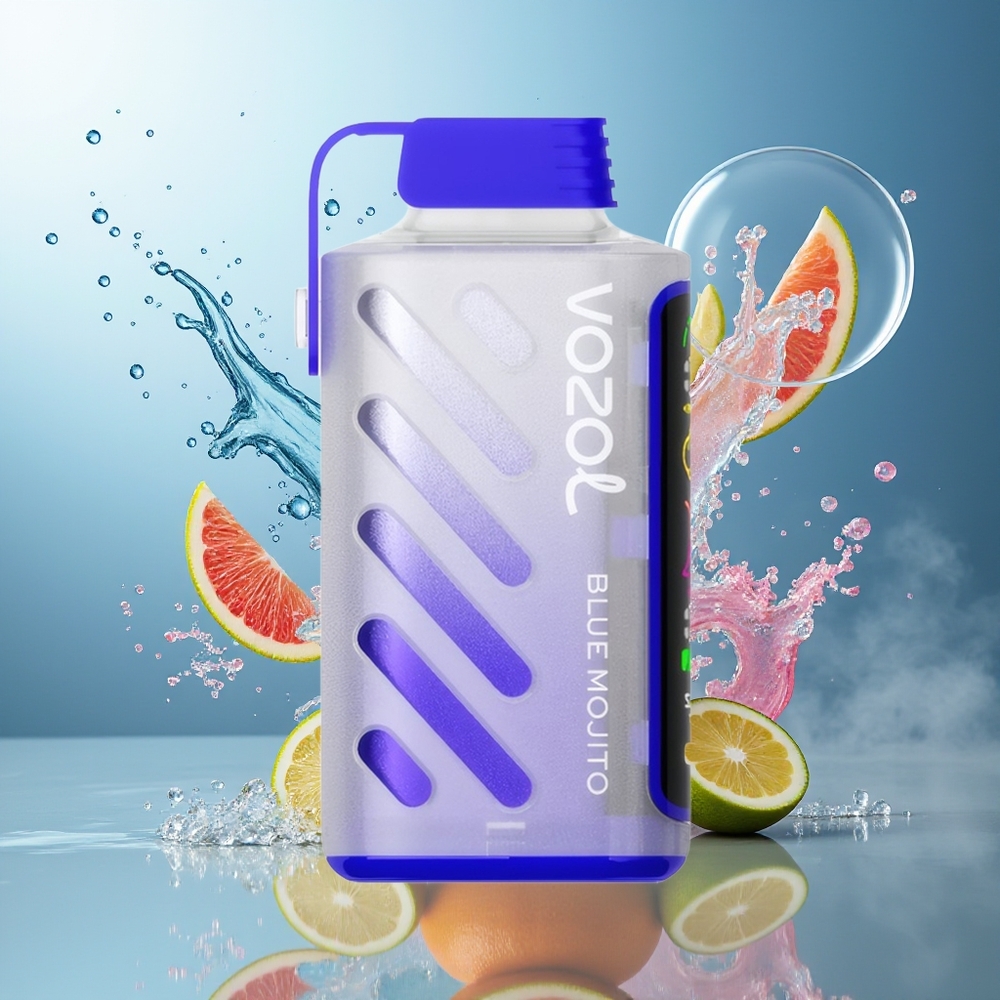 VOZOL Gear Power 20000 Puffs Dual Mesh Engros Danmark Blå Mojito