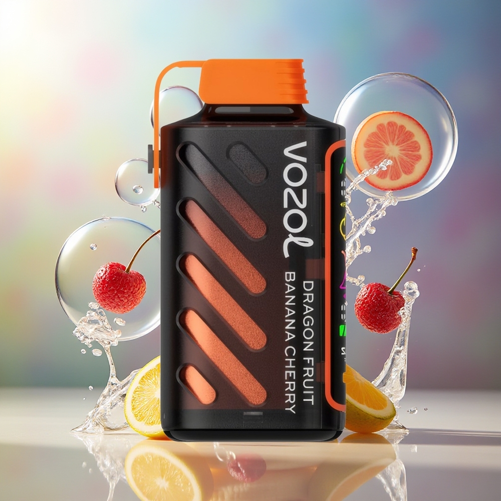 VOZOL Gear Power 20000 Puffs Engros Danmark Dragefrugt Banan Kirsebær Dual Mesh Coil