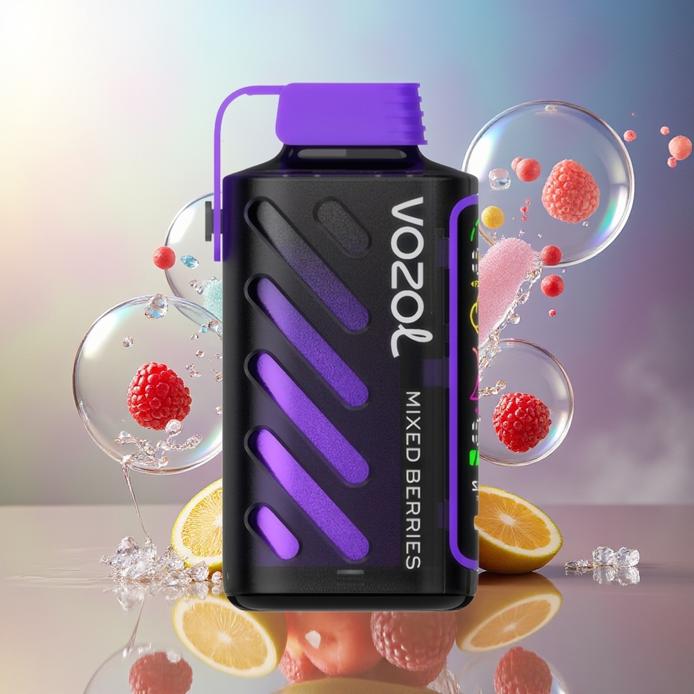 VOZOL Gear Power 20000 Puffs Engros Danmark Dual Mesh Coil Blandede Bær