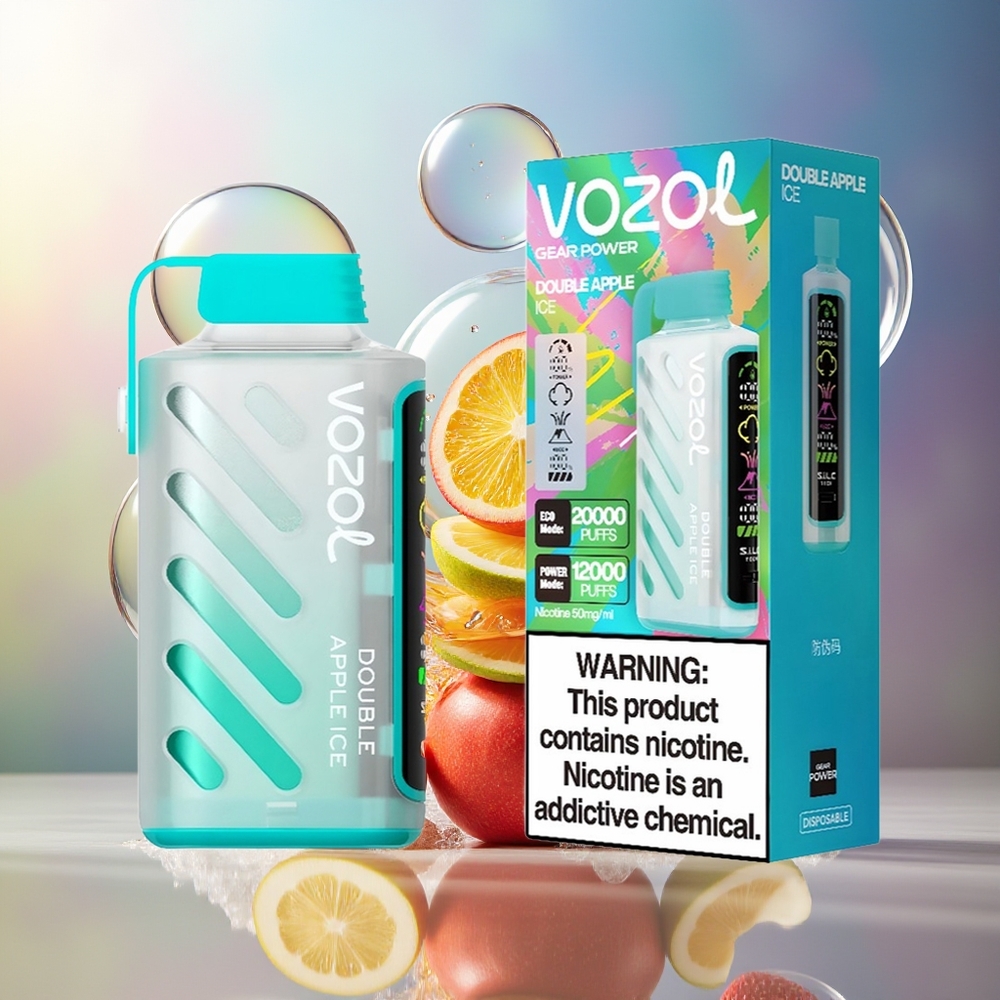 VOZOL Gear Power 20000 Pust Dobbelt Æble Is Dual Mesh Coil Engros Danmark