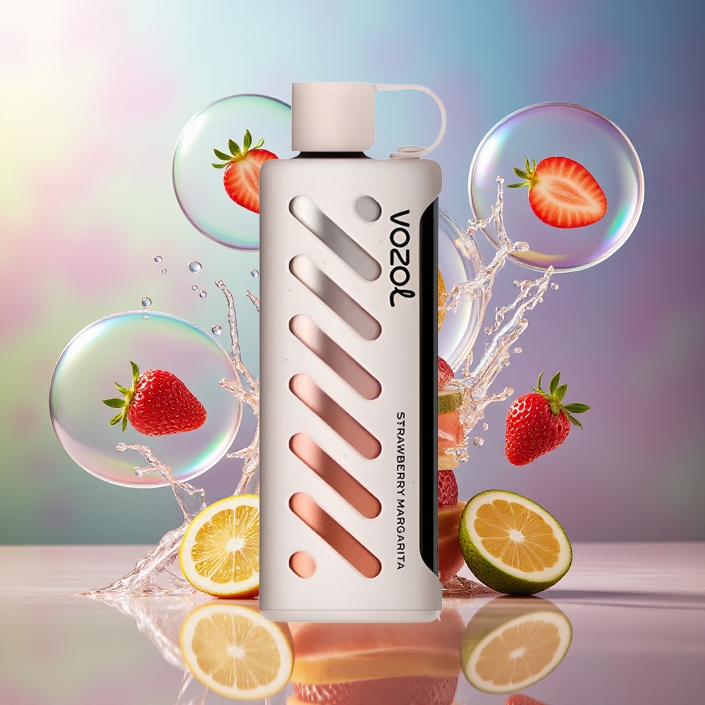 VOZOL Gear Shisha 25000 Puffs 1000mAh Engros Danmark Jordbær Margarita