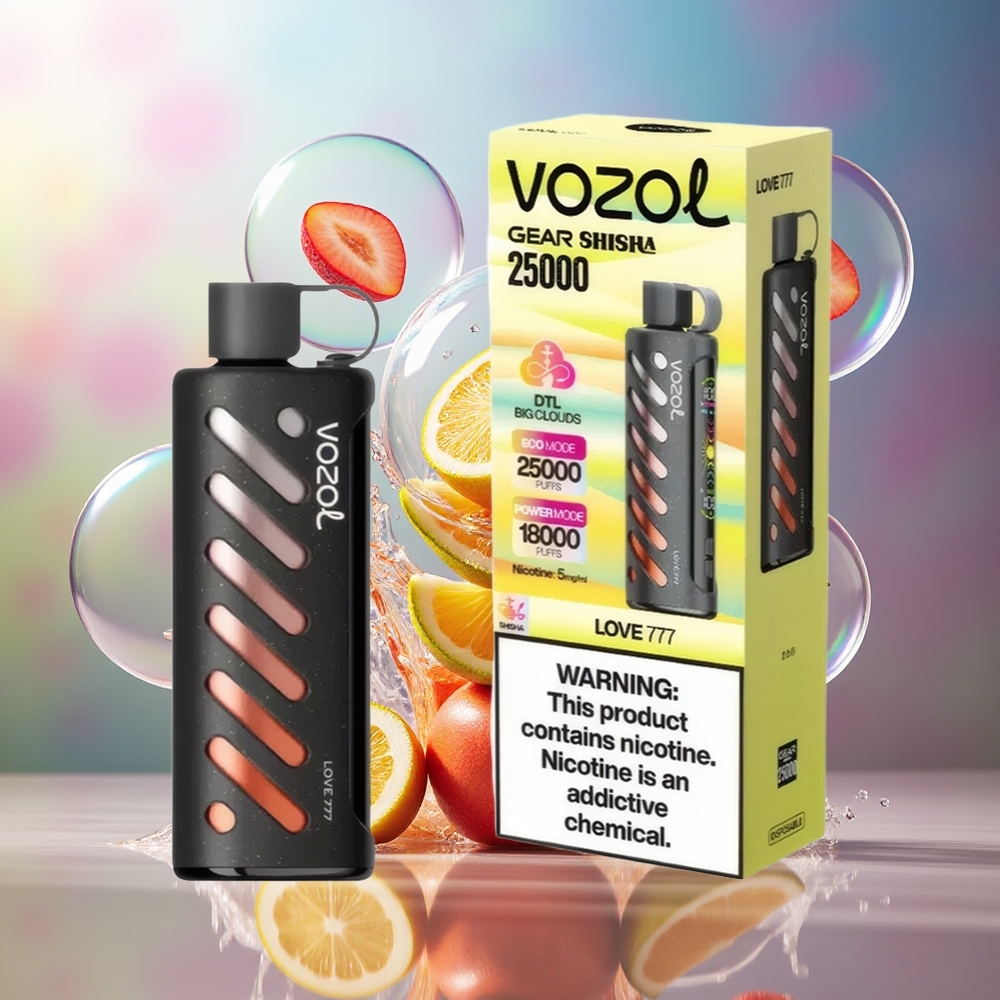 VOZOL Gear Shisha 25000 Puffs Dual Mesh Engros Danmark Kærlighed 777