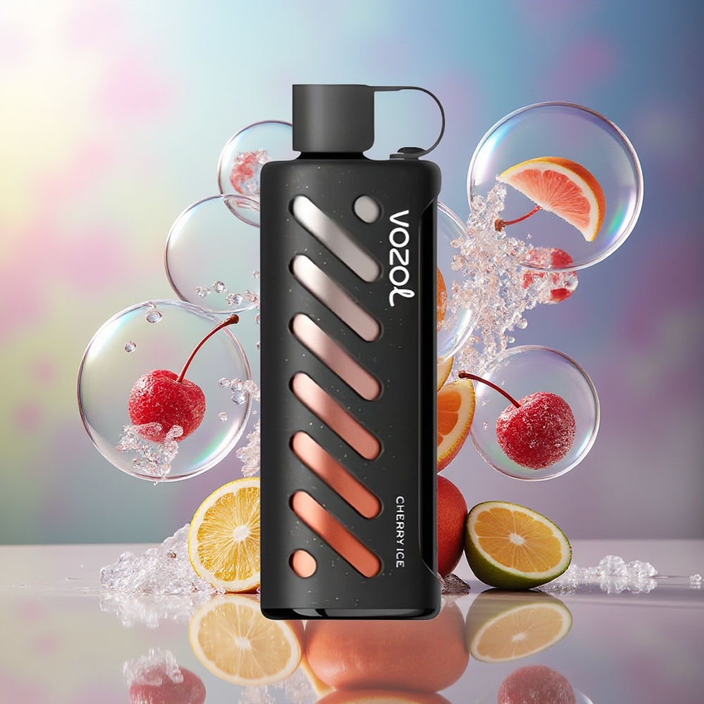 VOZOL Gear Shisha 25000 Puffs Dual Mesh Engros Danmark Kirsebær Is