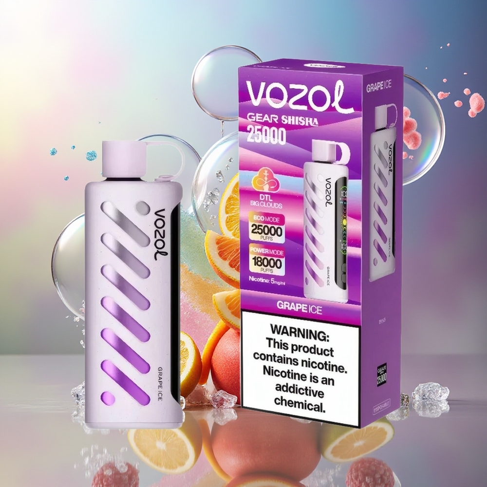 VOZOL Gear Shisha 25000 Puffs Dual Mesh Engros Danmark Vinis Is